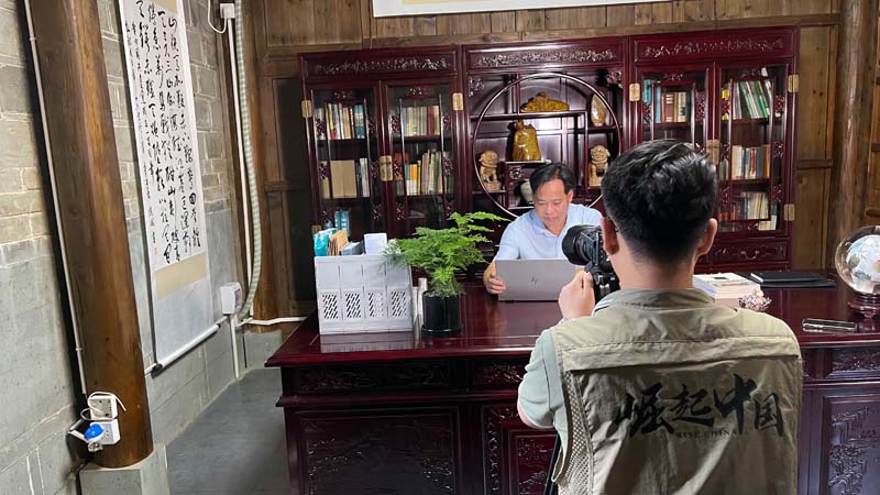 央視崛起中國采訪及領(lǐng)導指導工作走訪