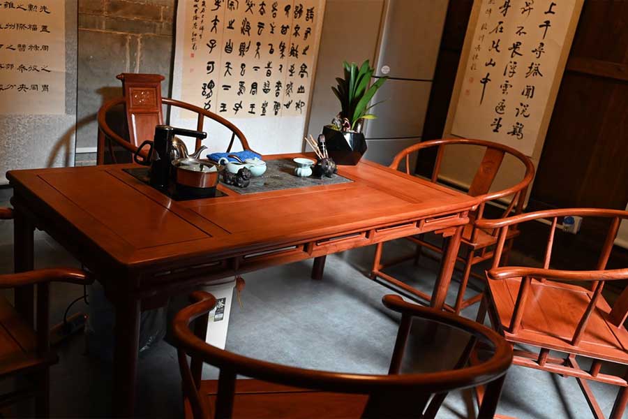 樣板房內(nèi)部擺設(shè)